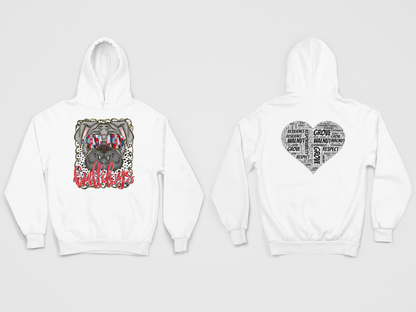 Bulldog Heart Hoodie